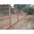 Galvanized livestock feedlot cattle panel fence